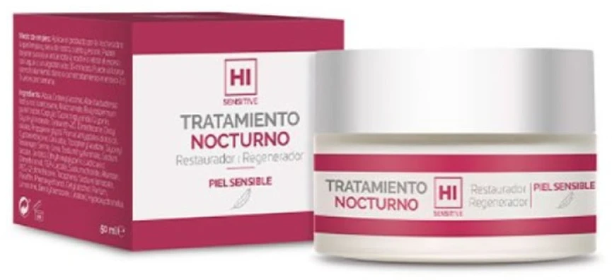 "Redumodel Hi Sensitive" naktinis kremas 50ml
