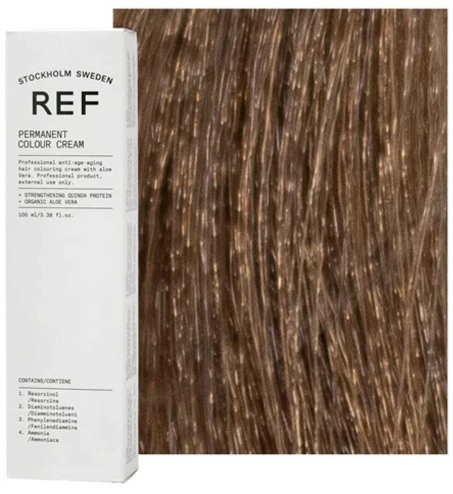 Ref Stockholm REF Permanent Colour 6.0 Dark Skirtas šviesiems plaukams, 100 ml