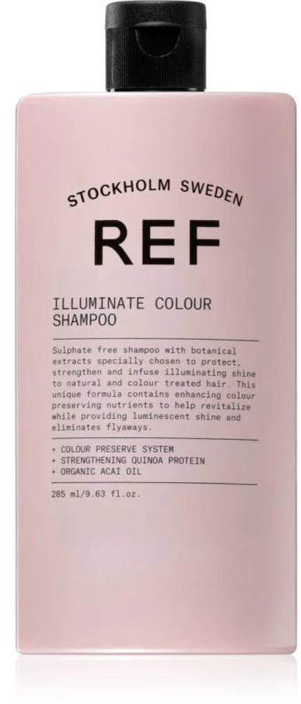 REF Illuminate Colour Šampūnas šampūnas dažytiems ir natūraliems plaukams, 285 ml