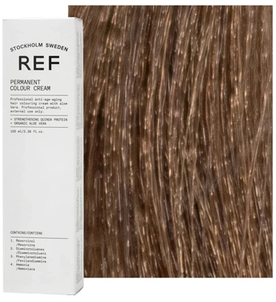 Ref Stockholm REF Permanent Colour 6.0 Dark Skirtas šviesiems plaukams, 100 ml