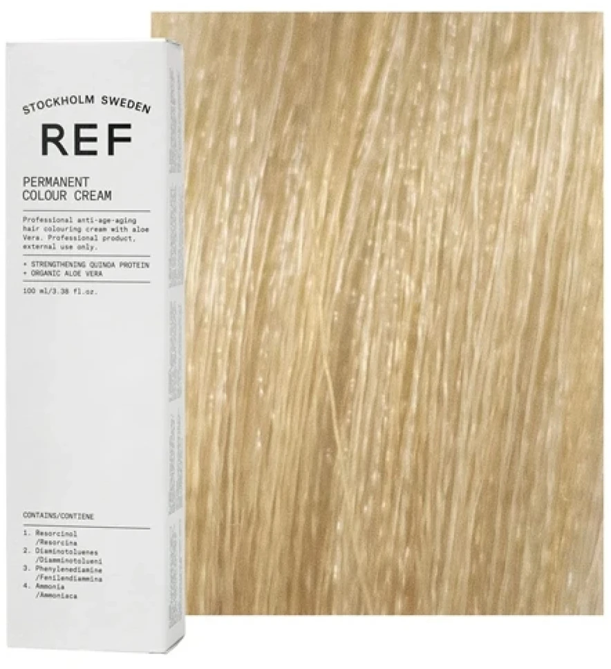 Ref Stockholm REF Permanent Colour 9.0 Very Light Skirtas šviesiems plaukams, 100 ml