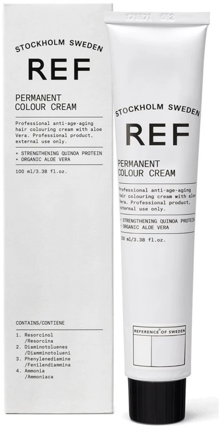 Ref Stockholm REF Permanent Colour Vegan Permanent Hair Dye 12.11 Light Khaki Skirtas šviesiems plaukams, 100 ml