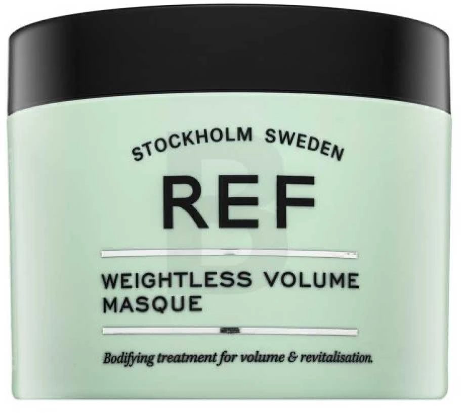REF „Weightless Volume“ veganiška plaukų kaukė „Kreminis“ suteikianti apimties, 250 ml