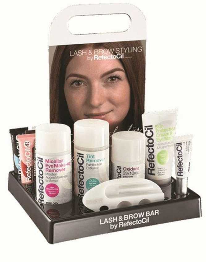 Refectocil antakių dažymo rinkinys Lash & Brow Bar su juostelėmis