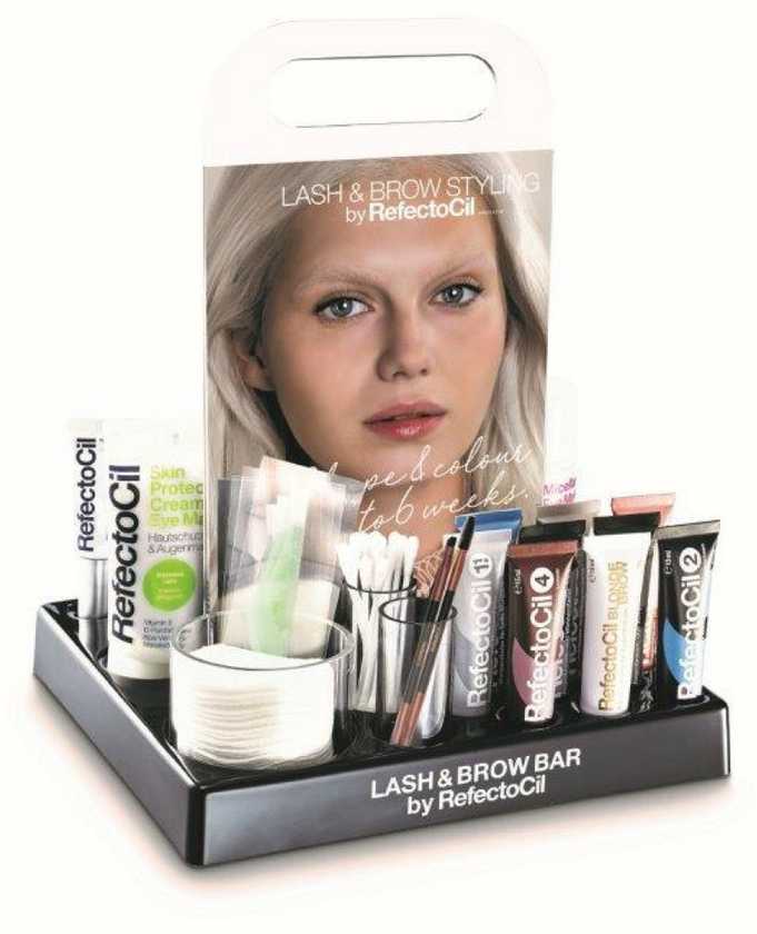 Refectocil antakių dažymo rinkinys Lash & Brow Bar su juostelėmis