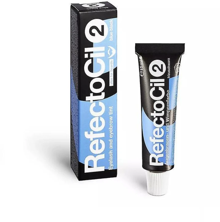 Antakių ir blakstienų dažai RefectoCil 15ml - Nr.2 Mėlynai juodi