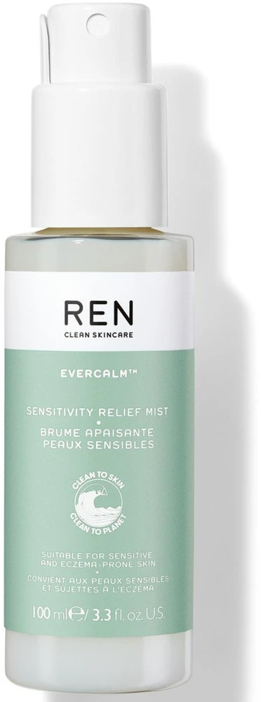 Ren Clean Skincare REN Evercalm Sensitivity Relief Mist veido dulksna jautriai odai, 100 ml