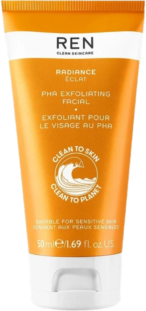 Ren Clean Skincare Radiance PHA Exfoliating Facial veido šveitiklis, 50 ml