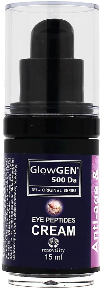 Renovality GlowGEN 500 Da Eye Peptides Kreminis, 15 ml