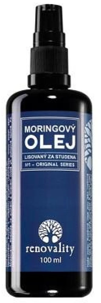 Renovality Original Series moringový olej lisovaný za studena s pumpičkou, 100 ml