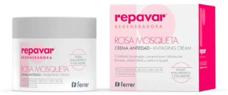 "Repavar Regenerate" veido kremas su erškėtuogių aliejumi 50ml