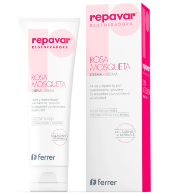 "Repavar Regenerate Kreminis Rosehip Oil" regeneruojantis aliejinis kremas 125ml