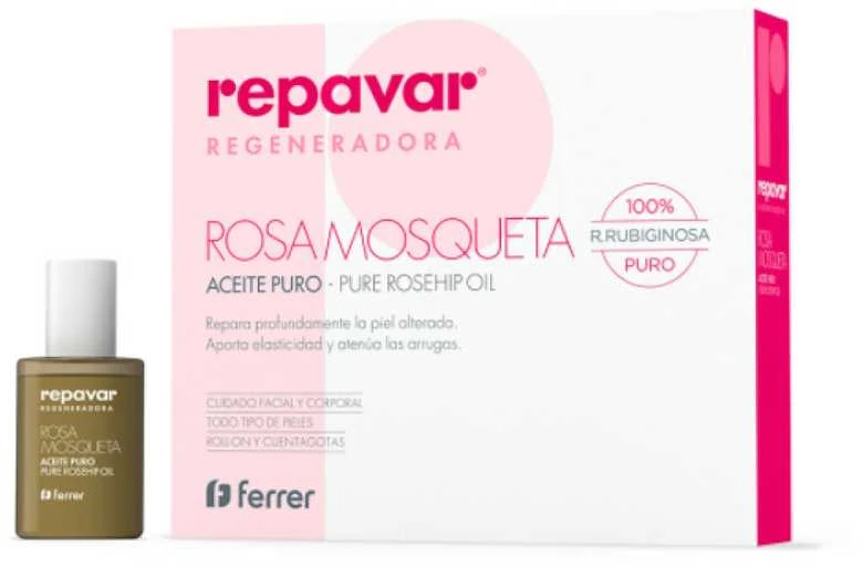 "Repavar Regenerate" grynas erškėtuogių aliejus 15ml