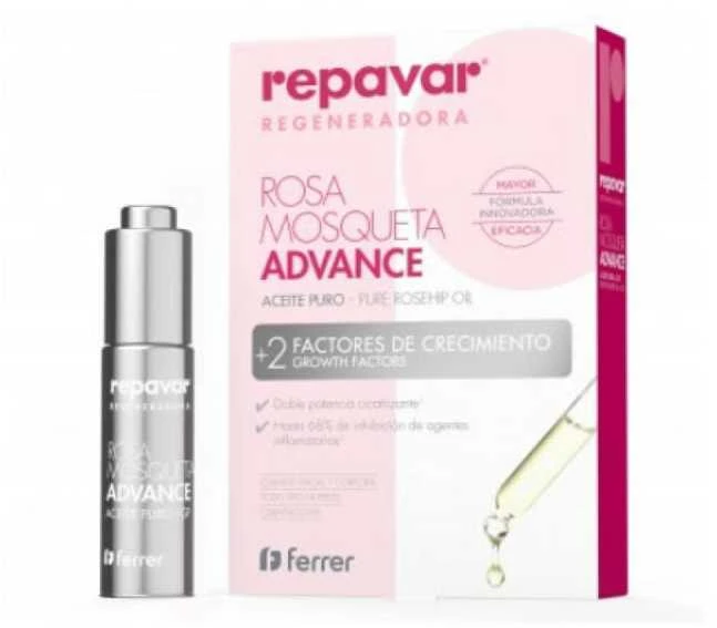 "Repavar Regenerate" grynas erškėtuogių aliejus 15ml