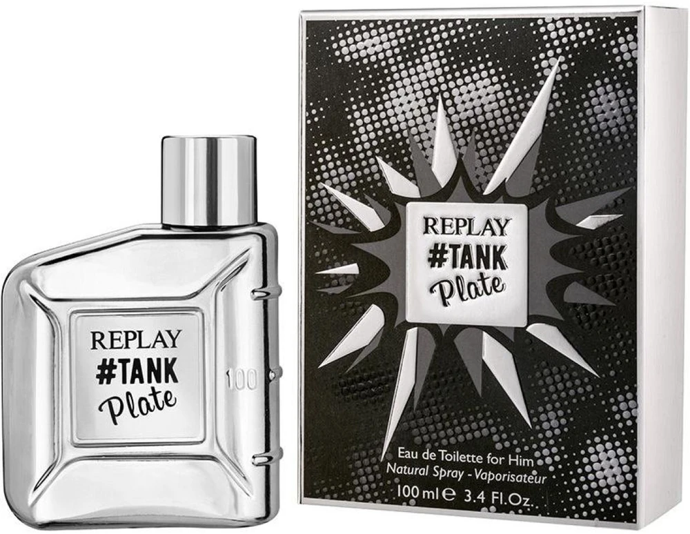 Replay Tank Plate For Him EDT tualetinis vanduo vyrams, 100 ml
