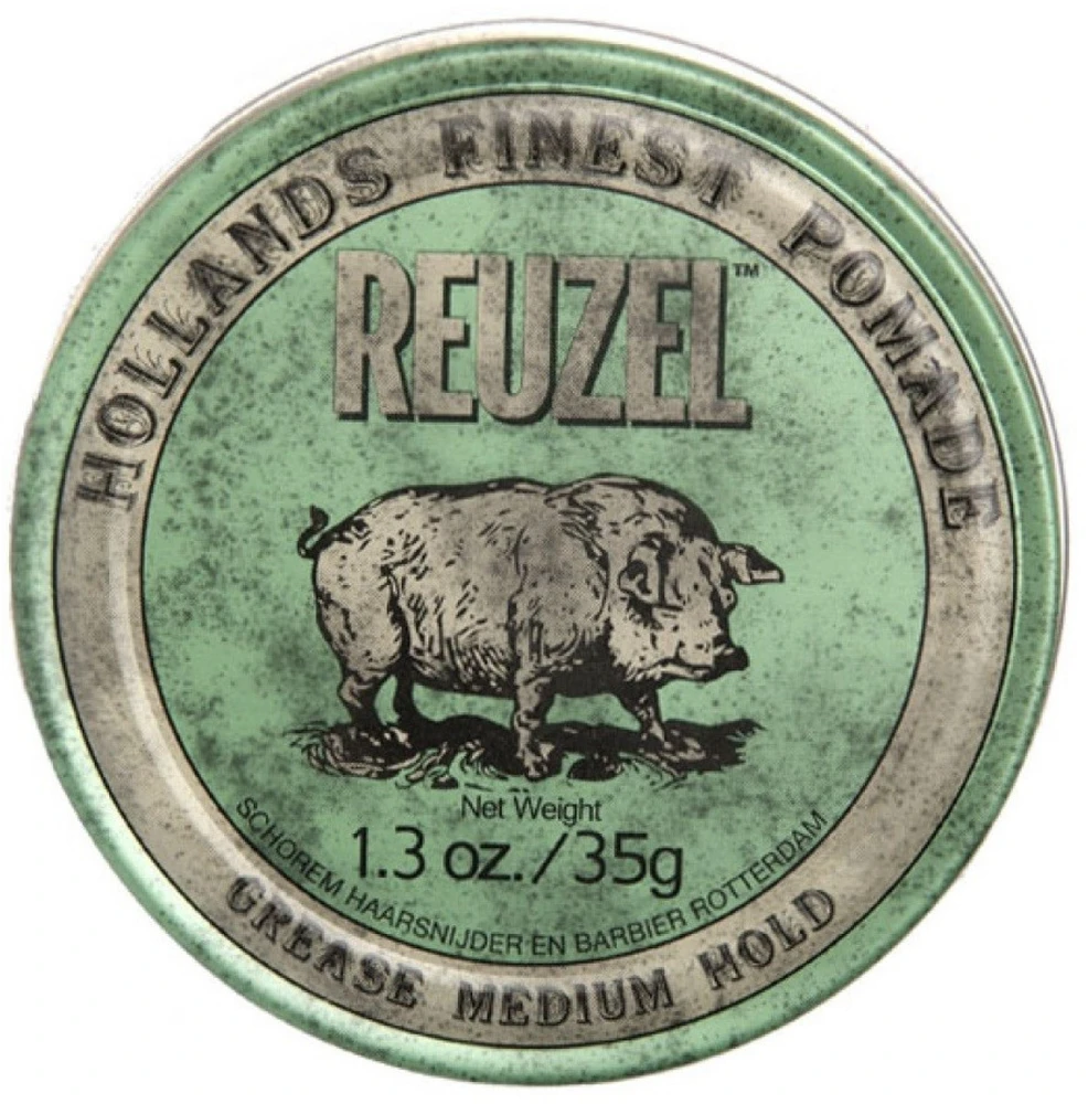 Vidutinio stiprumo plaukų formavimo pomada Reuzel Hollands Finest Pomade Grease, 35 g