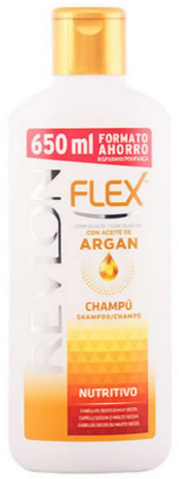 "Revlon Flex Keratin" maitinamasis šampūnas su argano aliejumi 650ml