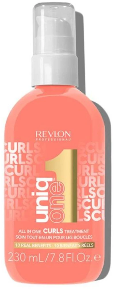 Revlon Professional Uniq One All in One Curls Treatment nenuplaunama priemonė garbanotiems plaukams, 230 ml