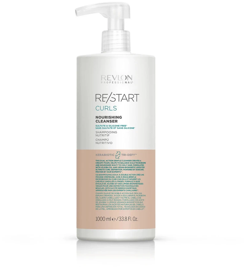 Revlon Re-Start Curls maitininantis cleanser, 1000 ml