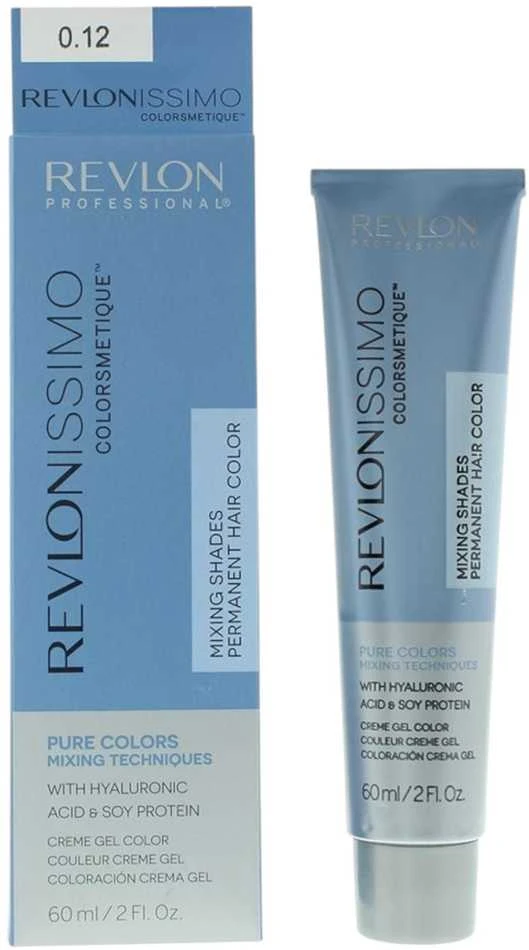 Revlon Revlonissimo Colorsmetique Color & Care Complex ilgalaikiai plaukų dažai 0.12 Iridescent Pilkas, 60 ml