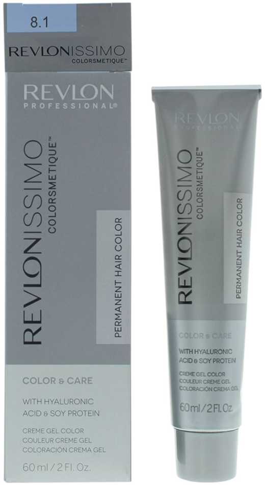 Revlon Revlonissimo Colorsmetique Hyaluronic Acid Permanent Hair Dye 8.1 Light Ash Skirtas šviesiems plaukams, 60 ml