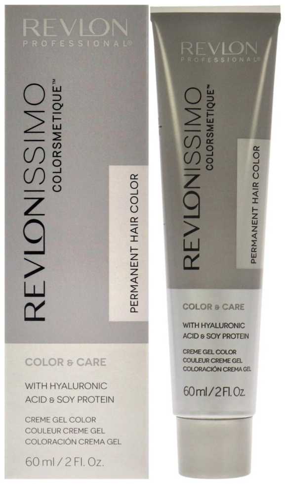 Revlon Revlonissimo Colorsmetique Hyaluronic Acid Permanent Hair Dye 8.21 Light Iridescent Ash Skirtas šviesiems plaukams, 60 ml