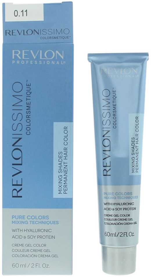 Revlon Revlonissimo Colorsmetique maitininantis Permanent Hair Dye 0.11 Pilkas, 60 ml