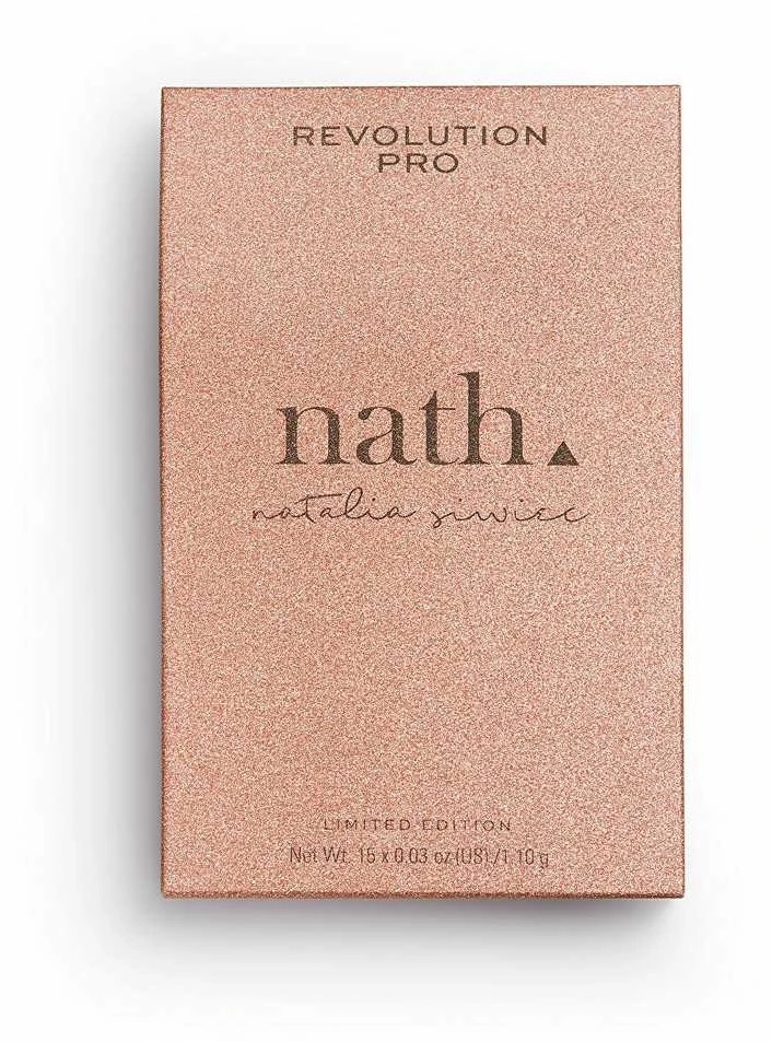 Makeup revolution „Revolution PRO Nath Collection“ akių šešėlių paletė (neutralių šešėlių paletė) 16,5 g