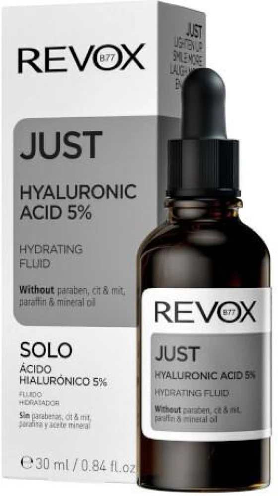 Revox B77 Just Hyaluronic Acid 5% Face Serum veido serumas, 30 ml