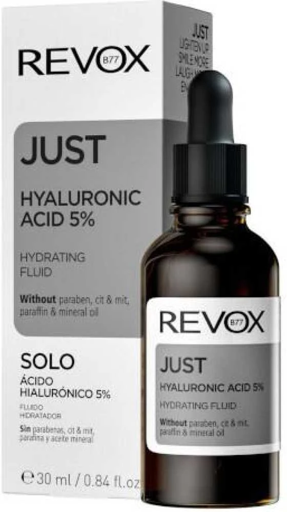 Revox B77 Just Hyaluronic Acid 5% Face Serum veido serumas, 30 ml