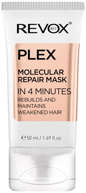 „Revox B77 Plex“ molekulinė plaukų kaukė „Kreminis“ atkuriamoji, 50 ml