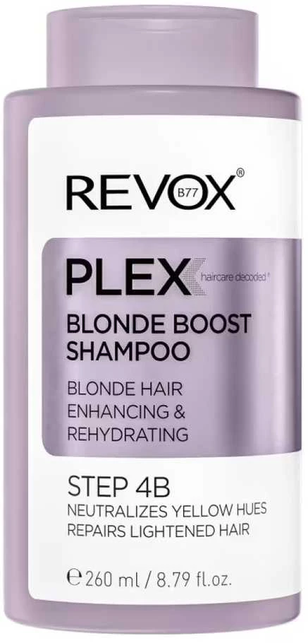 Revox B77 Plex Step 4B plaukų šampūnas gelinių atspalvių neutralizavimui, 260 ml