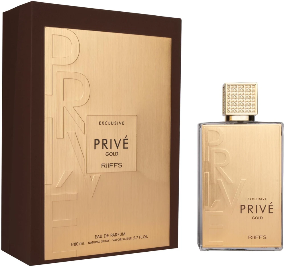 Riiffs Exclusive Prive Gold EDP parfumuotas vanduo vyrams, 80 ml