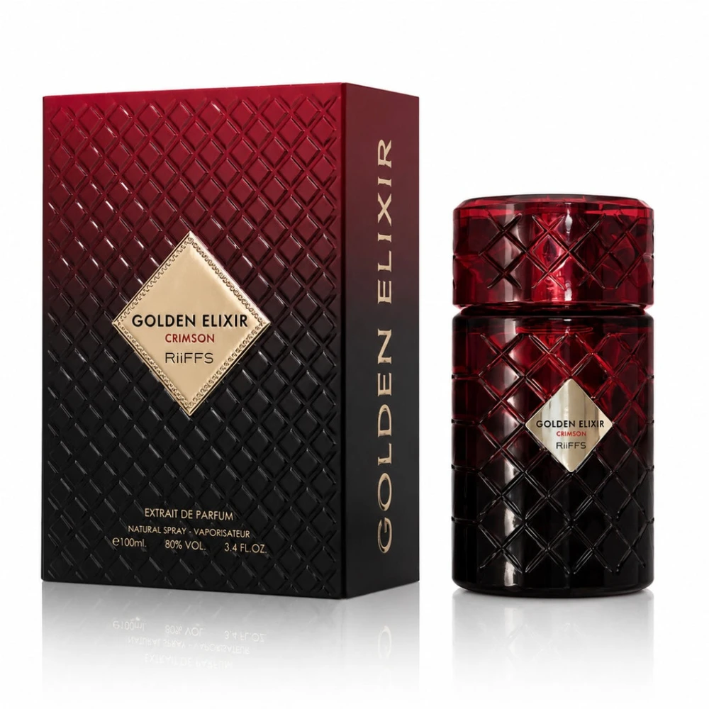 Riiffs Golden Eliksyras Crimson EDP parfumuotas vanduo unisex, 100 ml