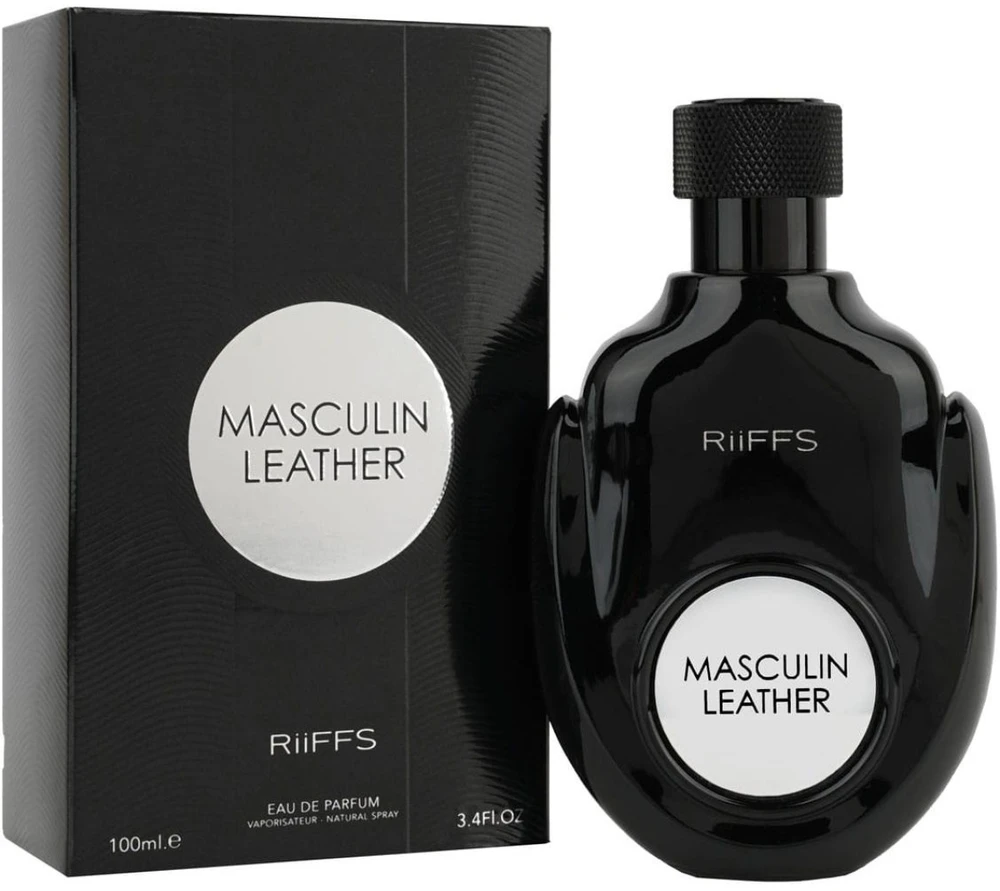 Riiffs Masculin Leather EDP parfumuotas vanduo vyrams, 100 ml