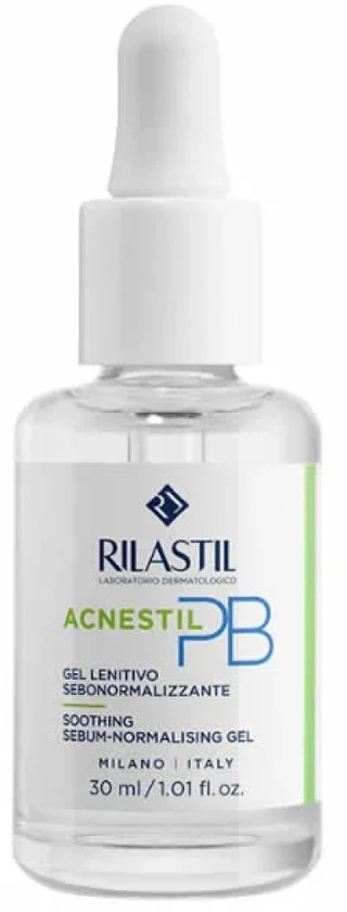 Rilastil Gelis su probiotikais probleminei odai Acne stil PB (raminamasis sebumą normalizuojantis gelis) 30 ml