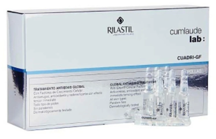 Rilastil Cuadri-Gf Global Anti-Aging Treatment Ampulės 10x1,5ml