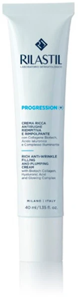 Rilastil Progression (+) Rich Filler and Anti-Wrinkle Kreminis, 40 ml