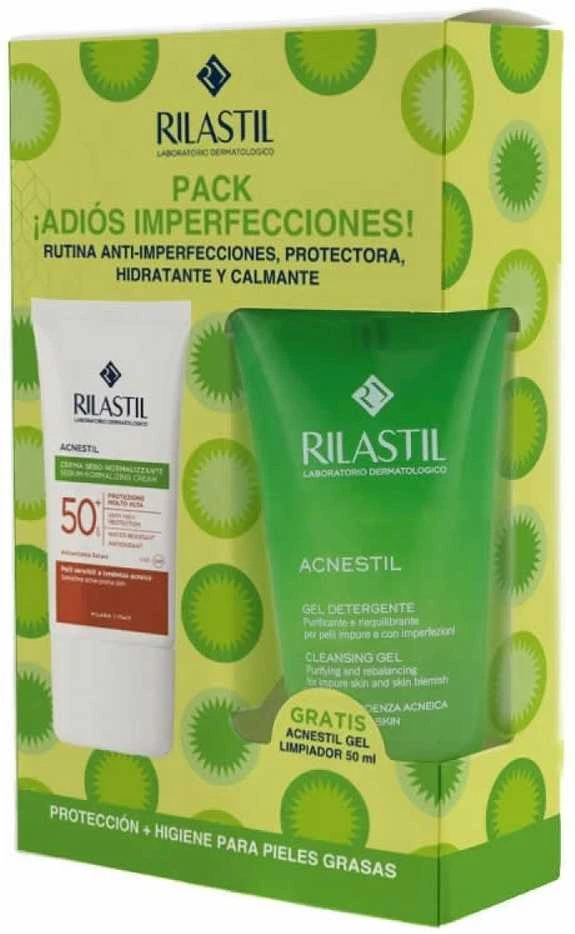Rilastil Sun System Acnestil Spf 50+ rinkinys 2 vnt