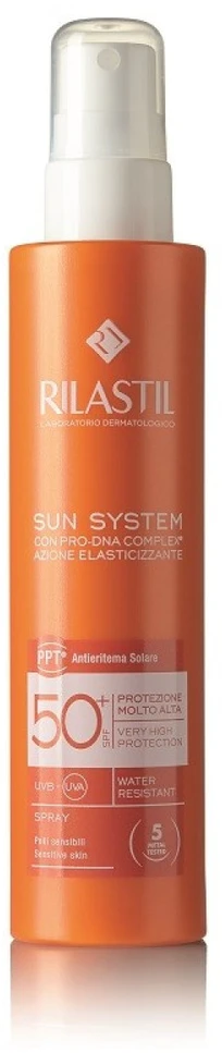 Rilastil Sun System apsaugantis nuo saulės purškiklis Spf50+, 200 ml