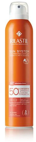 "Rilastil Sun System" skaidrus purškiklis Spf50+ 200ml