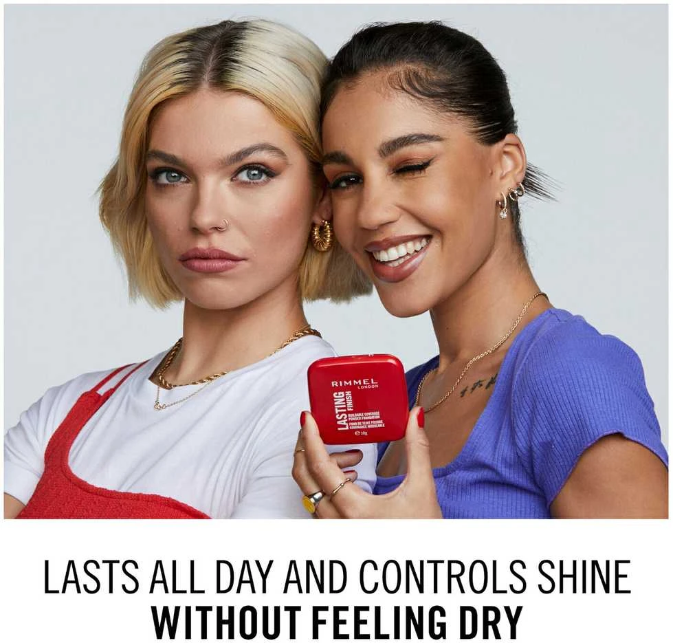 Rimmel Lasting Finish Buildable Coverage kompaktinė pudra, atspalvis: 06-Rose Vainilla
