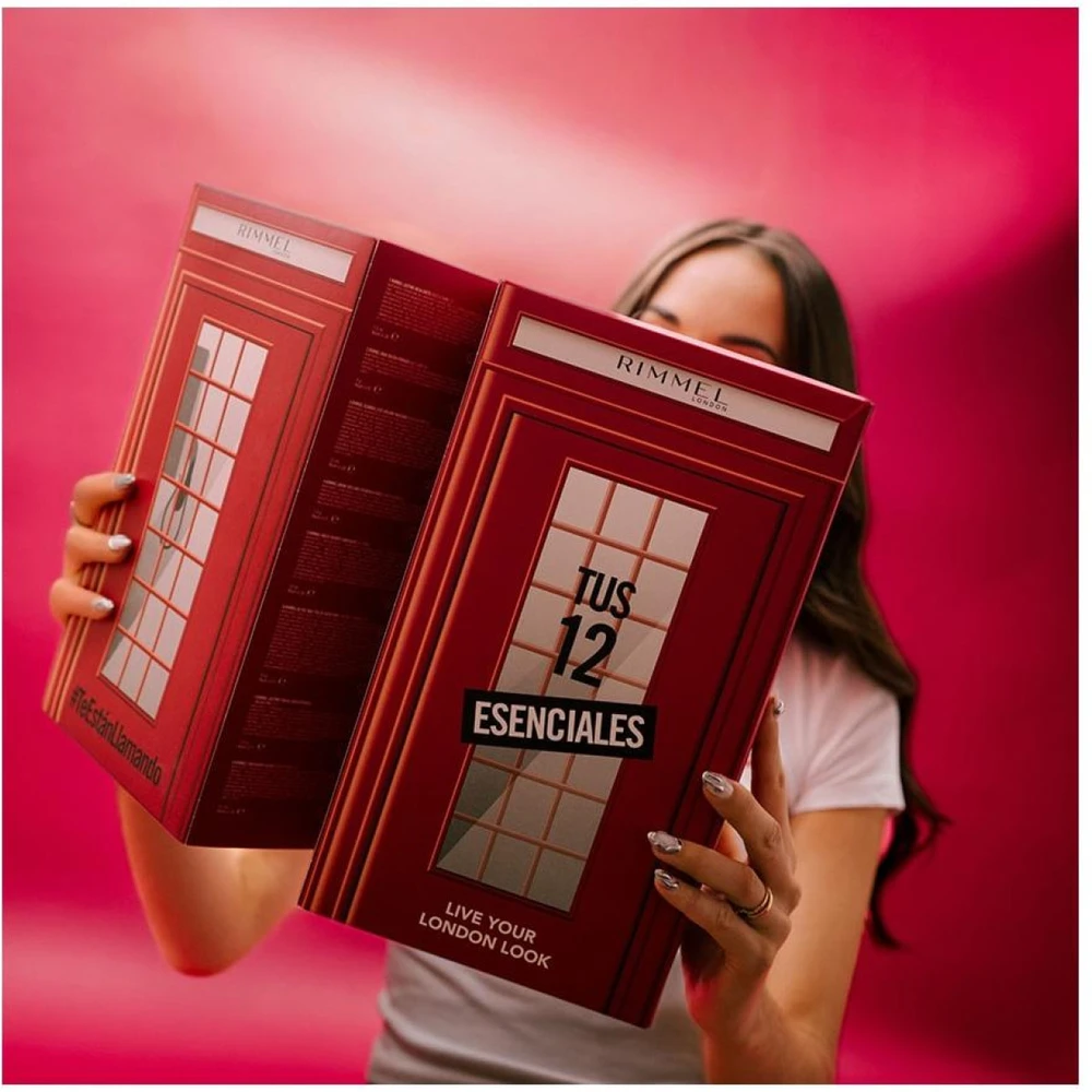 „Rimmel London“ advento kalendorius 2025 m., 12 dalių