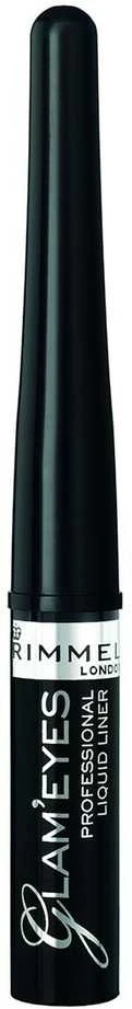 Rimmel London Glam Eyes Profesional Liquid Liner skystas akių pravedimas 001