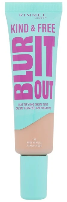 „Rimmel London Kind & Free Blur It Out“ matinį atspalvį suteikiantis makiažo pagrindas