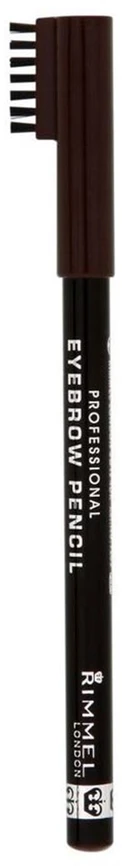 Rimmel London Professional Eyebrow Pieštukas antakių pieštukas, atspallvis: 004-Juodas Brown