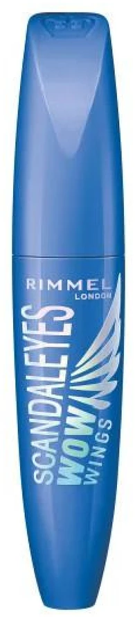 Rimmel London Scandaleyes Wow Wings vandeniui atsparus blakstienų tušas 001-Juodas