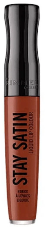 Rimmel London Stay Satin Skysti lūpų dažai. 5,5 ml, spalva - 740 Bodacious