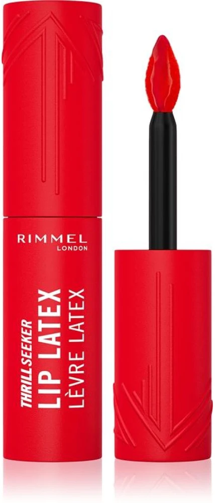 Rimmel London Thrill Seeker Lip Latex skystieji lūpų dažai, atspalvis: 350 Spicy, 6 ml