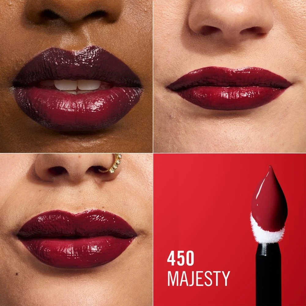 Rimmel London Thrill Seeker Lip Latex skystieji lūpų dažai, atspalvis: 450 Majesty, 6 ml